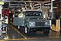 Produktion des Land Rover Defender in Solihull: Das Ende der Montagelinie.  Foto:Auto-Medienportal.Net